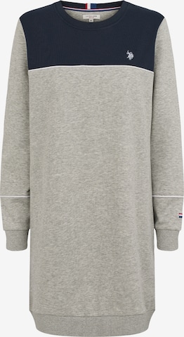 U.S. POLO ASSN. Jurk 'Katja' in Grijs: voorkant
