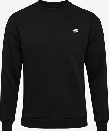 Hummel Sweatshirt in Black: front