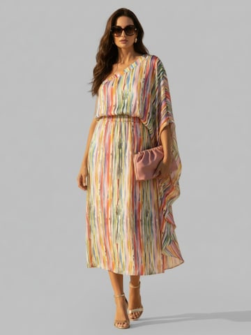 WEARABLE STORIES Jurk 'Loisa' in Gemengde kleuren: voorkant