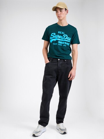 Superdry T-Shirt 'NEON' in Grün