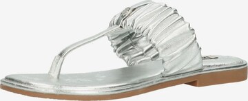 MEXX T-Bar Sandals in Silver: front