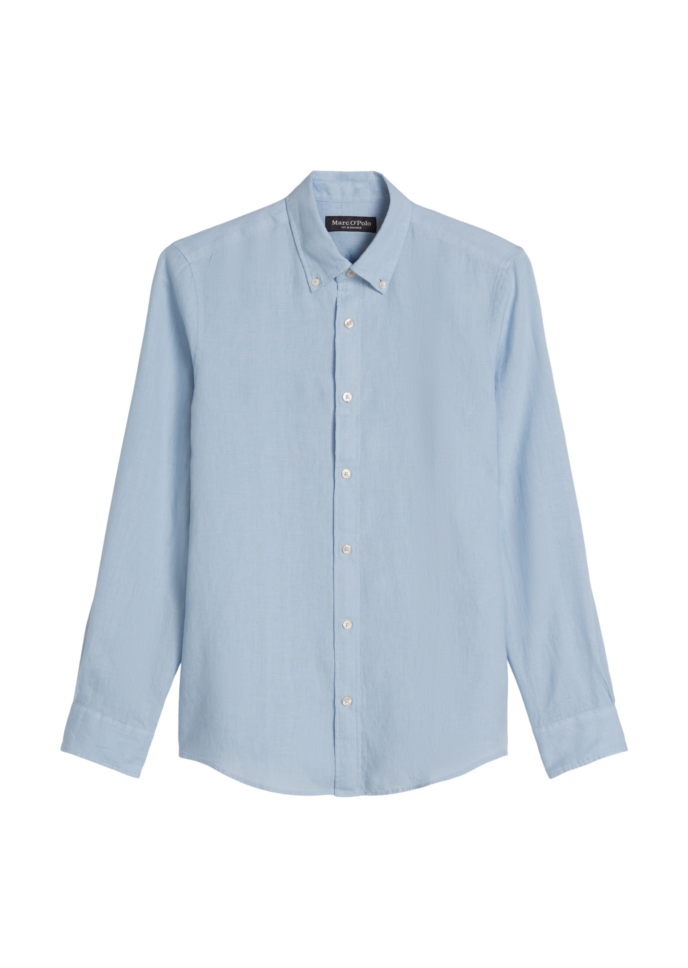 Marc O'Polo Regular Fit Hemd in Blau: Vorderseite