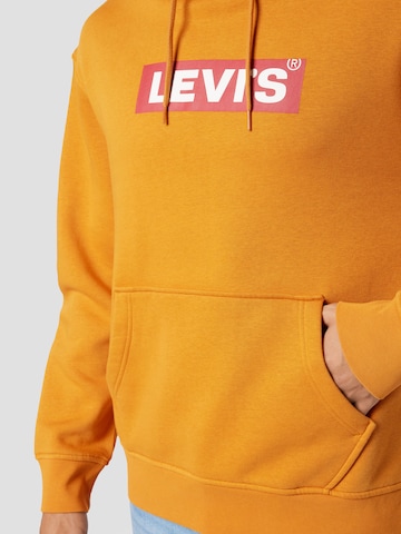 LEVI'S ® Klasický střih Mikina 'Relaxed Graphic Hoodie' – oranžová