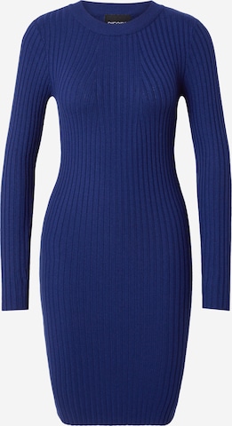 PIECES Плетена рокля 'PCCRISTA' в синьо: отпред