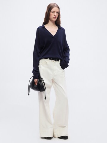 BOSS Sweater 'Fiaffisa' in Blue