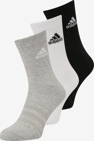ADIDAS SPORTSWEAR Athletic Socks 'Cushioned Crew ' in Grey: front