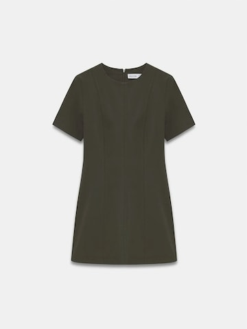 Dilvin - Vestido em verde: frente
