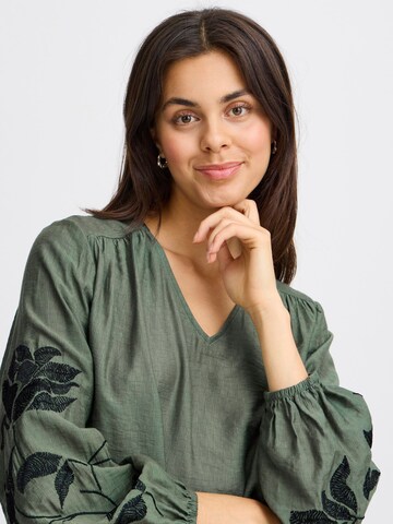 Fransa - Blusa 'FRHARBO BL 1' em verde