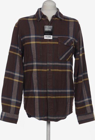 NIKE Button Up Shirt in S in Brown: front
