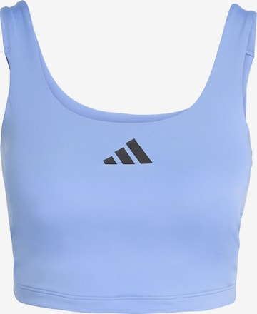 ADIDAS PERFORMANCE Sports bra 'Power' in Blue: front