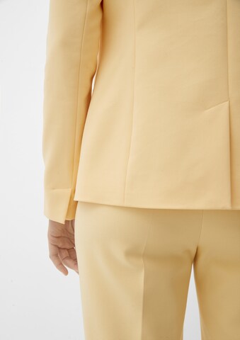 s.Oliver BLACK LABEL Blazer in Yellow