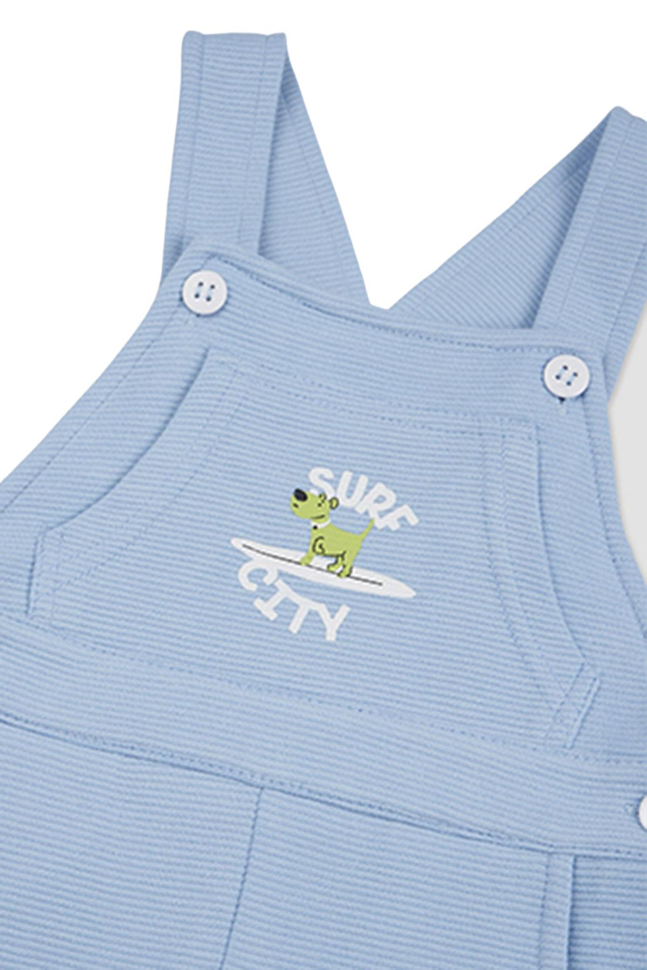 Panço Regular Latzhose in Blau