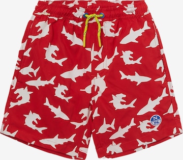 Shorts de bain North Sails en rouge : devant