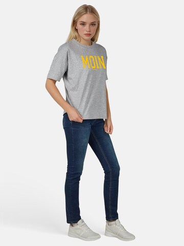 salzhaut Shirt ' LEEV-MOIN ' in Grijs