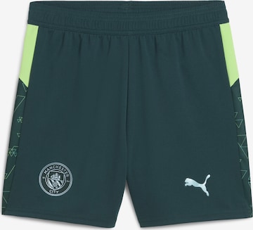 PUMA Regular Urheiluhousut 'Manchester City 25/26' värissä vihreä: etupuoli