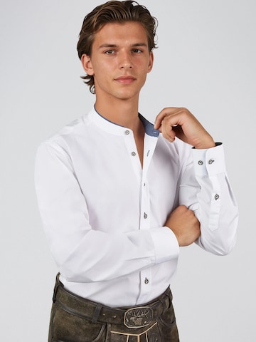 SPIETH & WENSKY Slim Fit Trachtenhemd 'Falkland' mit Stehkragen in Mischfarben