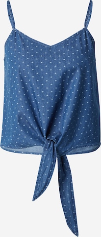 ONLY Top 'ONLNova' in Blau: Vorderseite