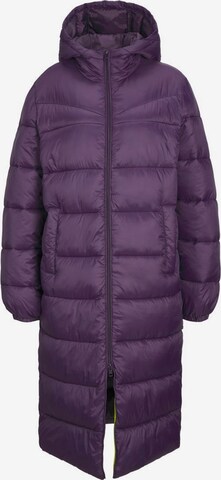 Manteau d’hiver 'Nora' JJXX en violet : devant