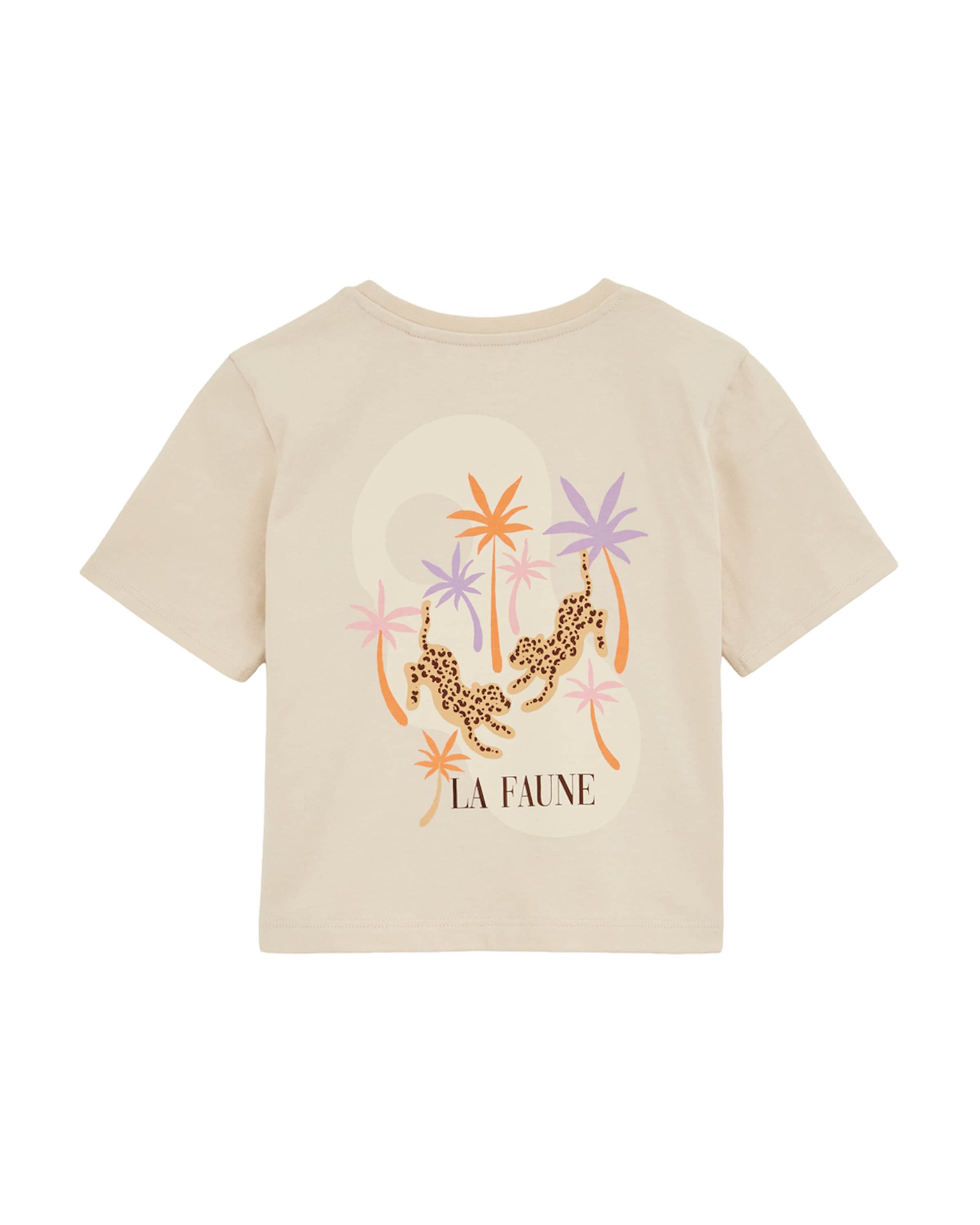 T-Shirt WE Fashion en beige : devant