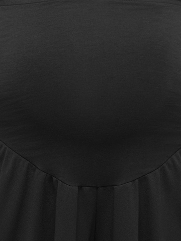Only Maternity - Barrel Pantalón plisado 'OLMBANG' en negro