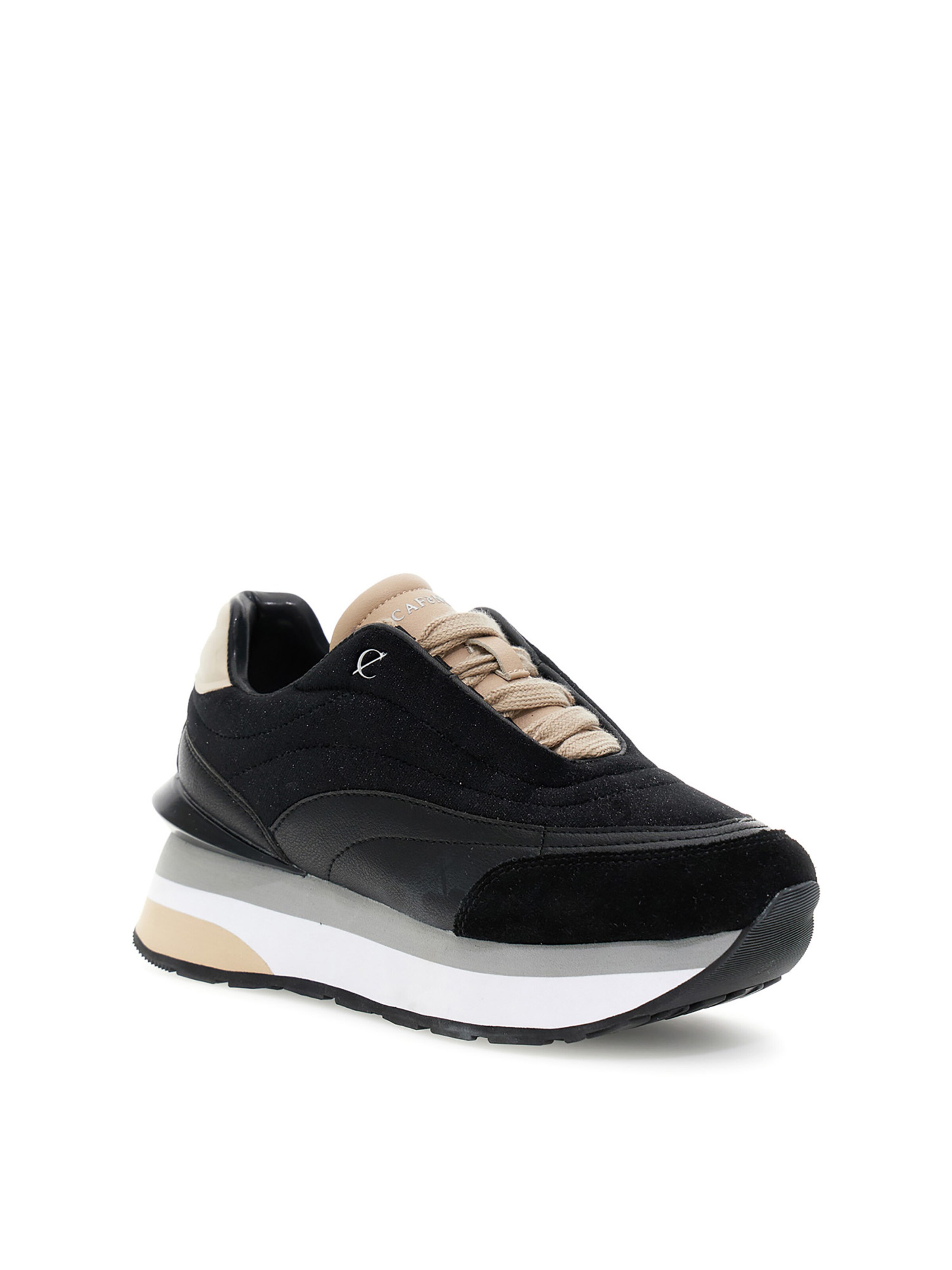 CAFè NOIR Sneakers laag in Zwart