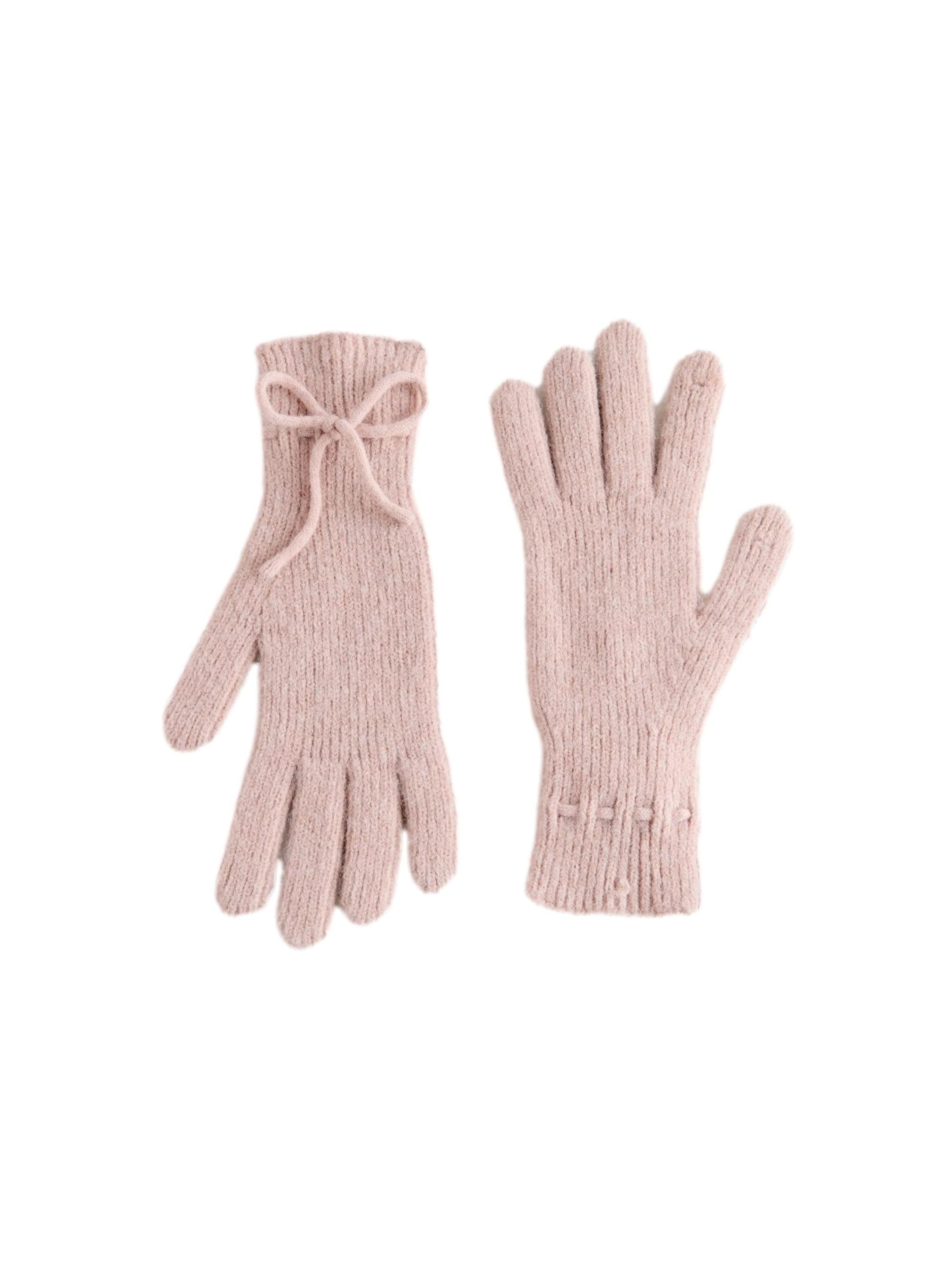 Gants Next en rose : devant