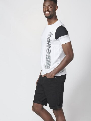 KOROSHI T-Shirt in Weiß