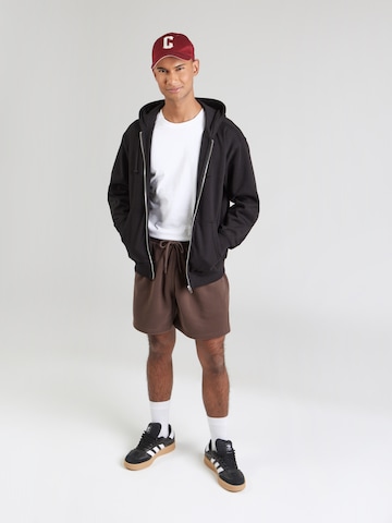 Loosefit Pantaloni 'ESSENTIAL' di Abercrombie & Fitch in marrone