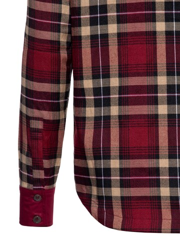 King Kerosin Regular Fit Hemd in Rot
