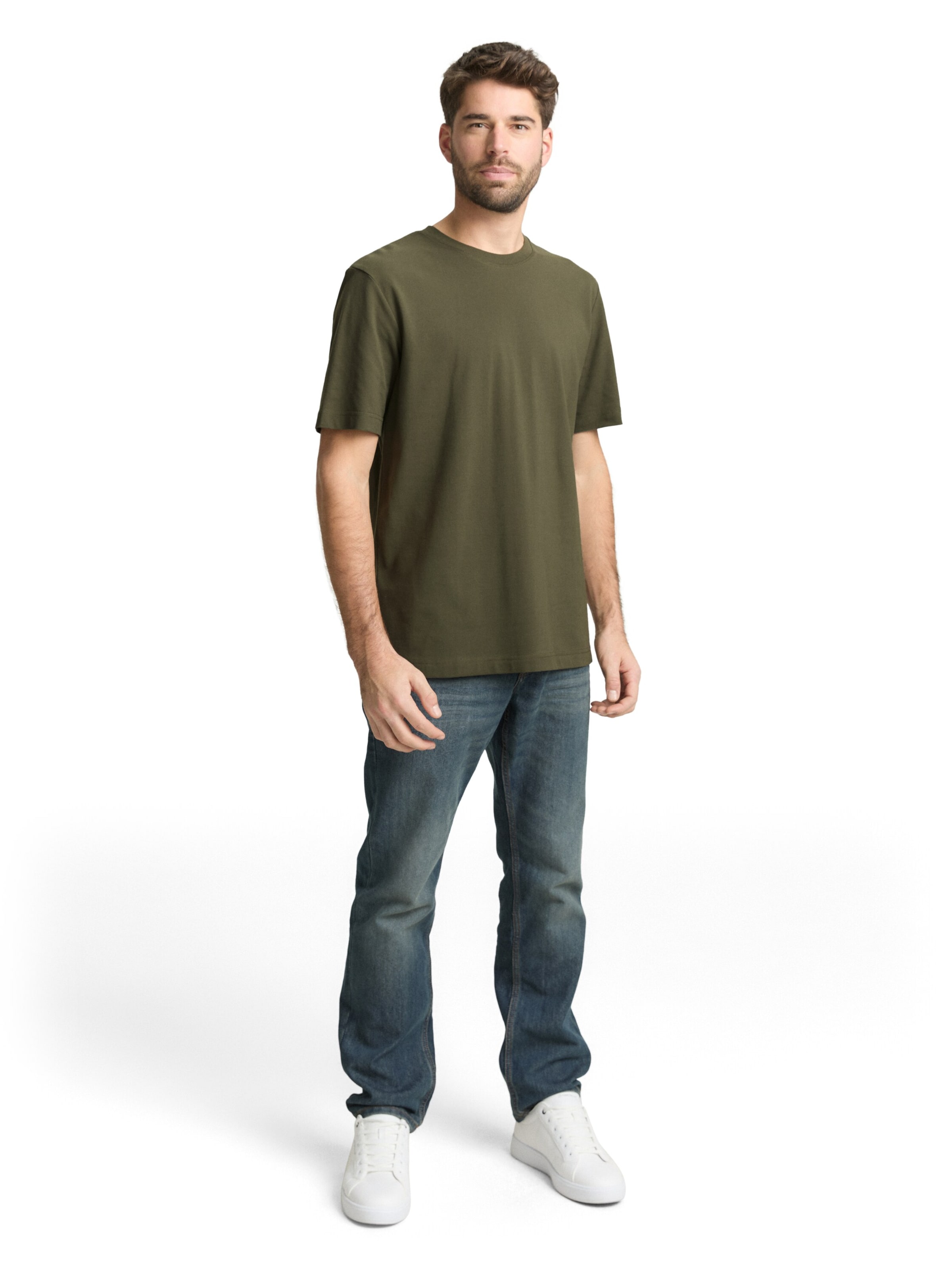 TOM TAILOR T-Shirt in Grün
