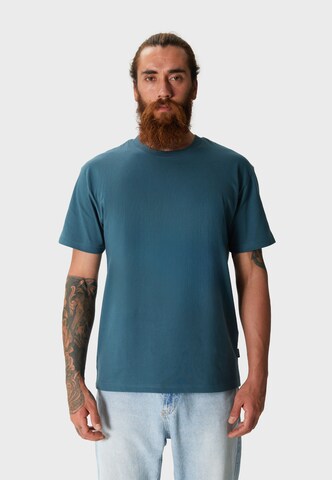 Oldskull Shirt 'Plain Basic' in Groen: voorkant