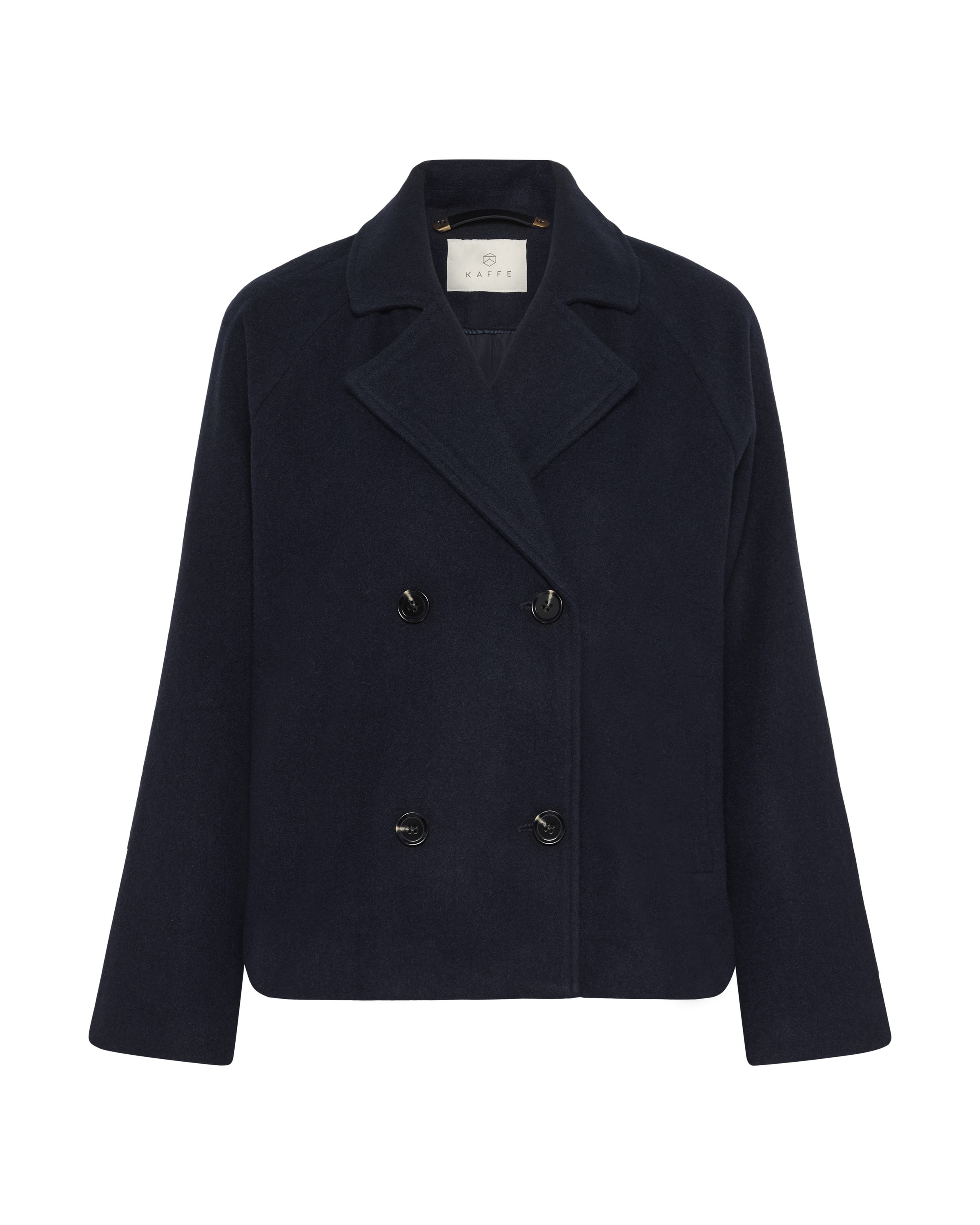 Kaffe Übergangsmantel 'KAFanny' in dunkelblau, Produktansicht