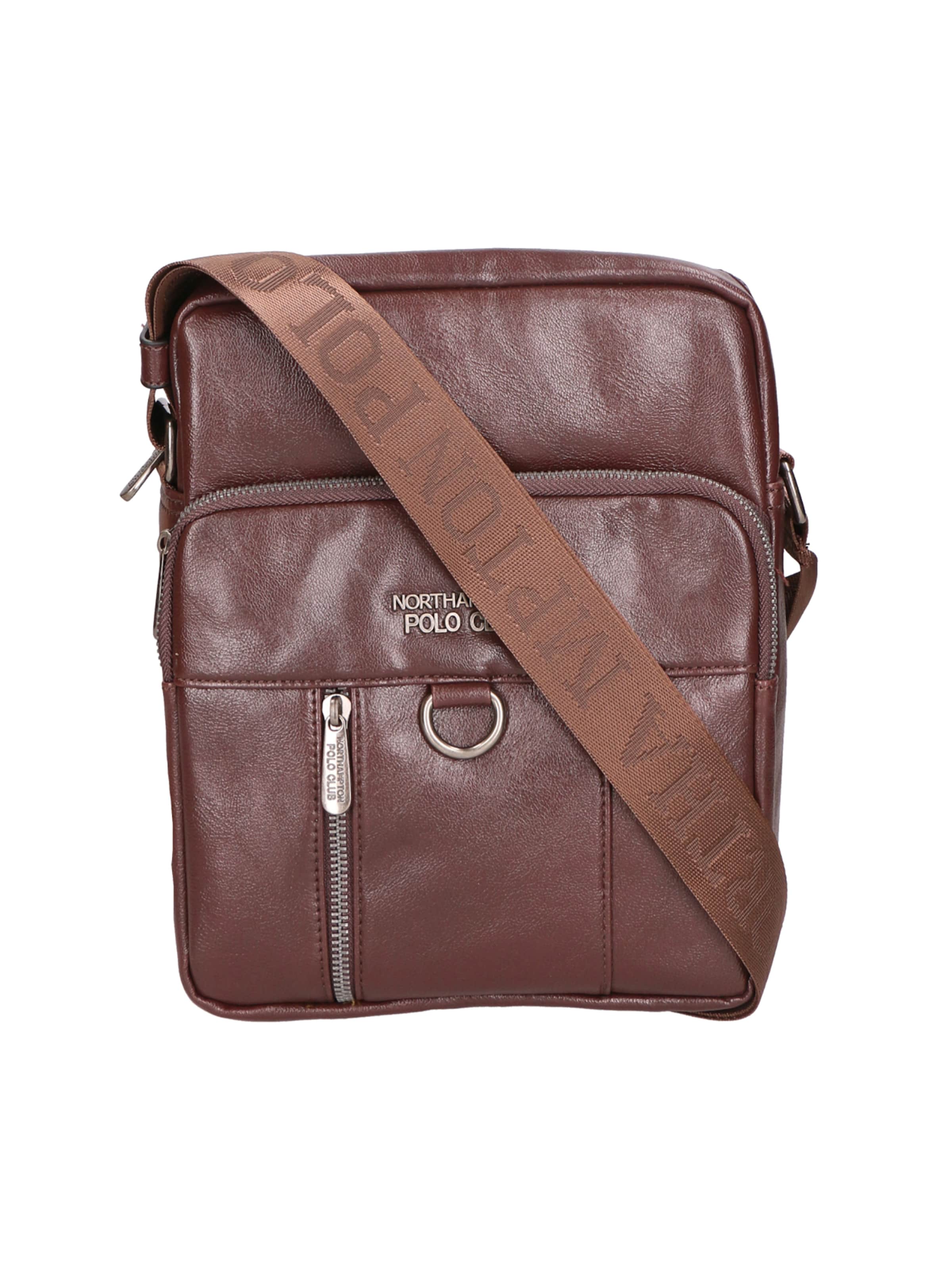 Northampton Polo Club Schoudertas in Bruin: voorkant