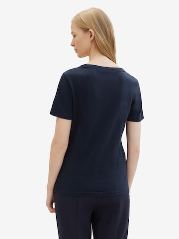 TOM TAILOR T-Shirt in Blau