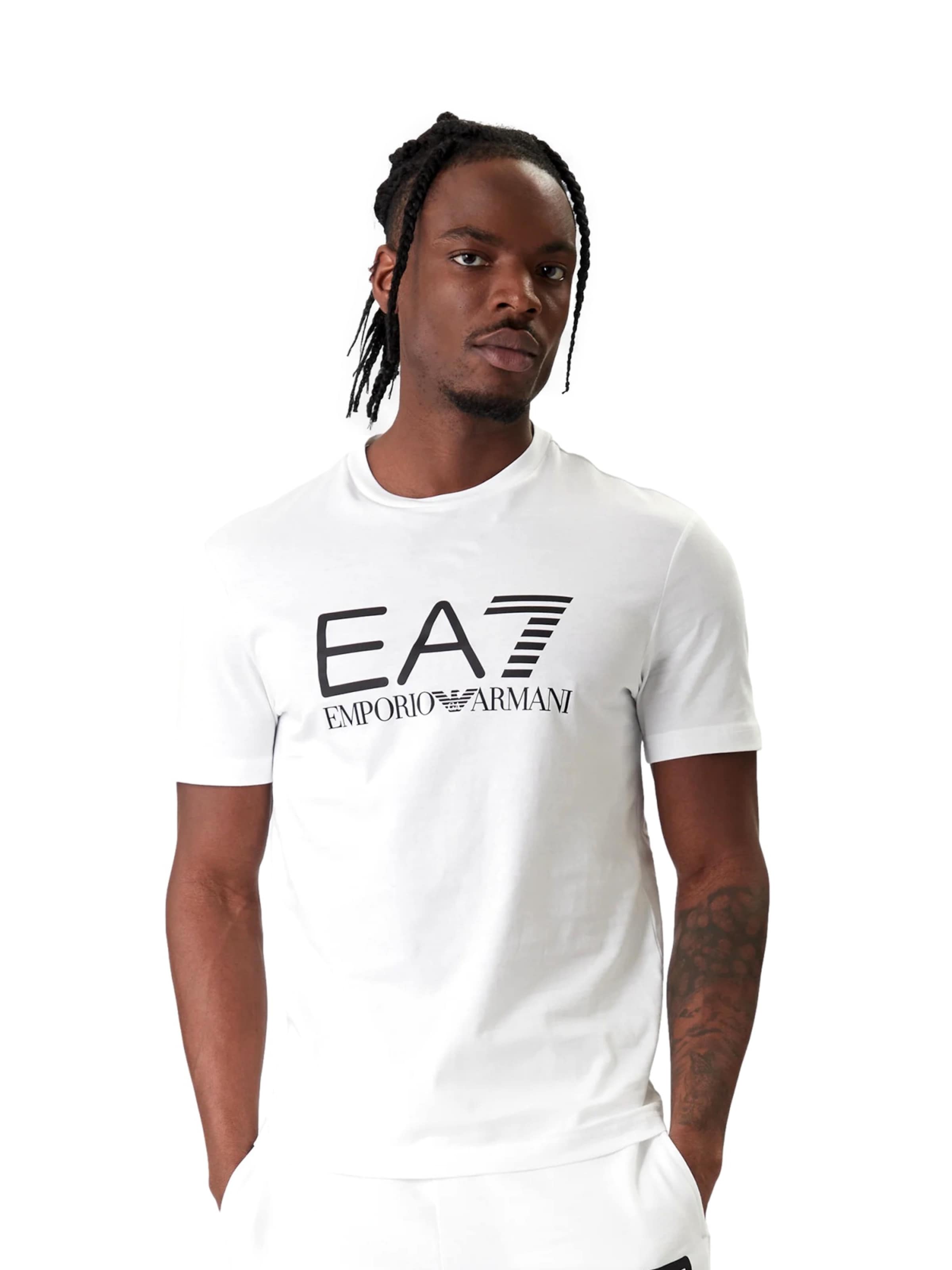 EA7 Emporio Armani Shirt in White: front
