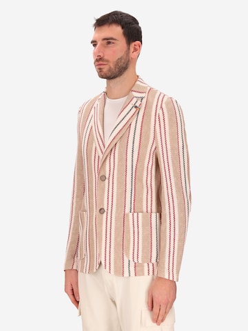 Distretto12 Regular fit Colbert 'Edmundo' in Beige