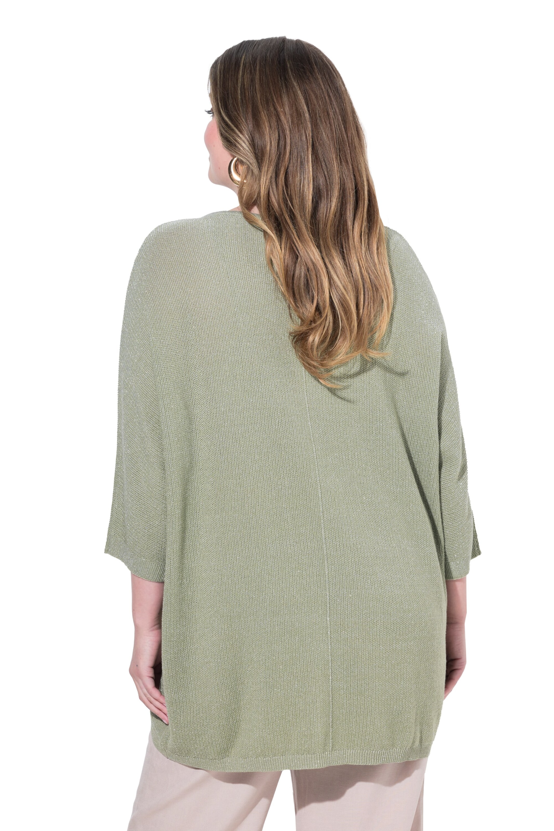 MIAMODA Sweater in Green