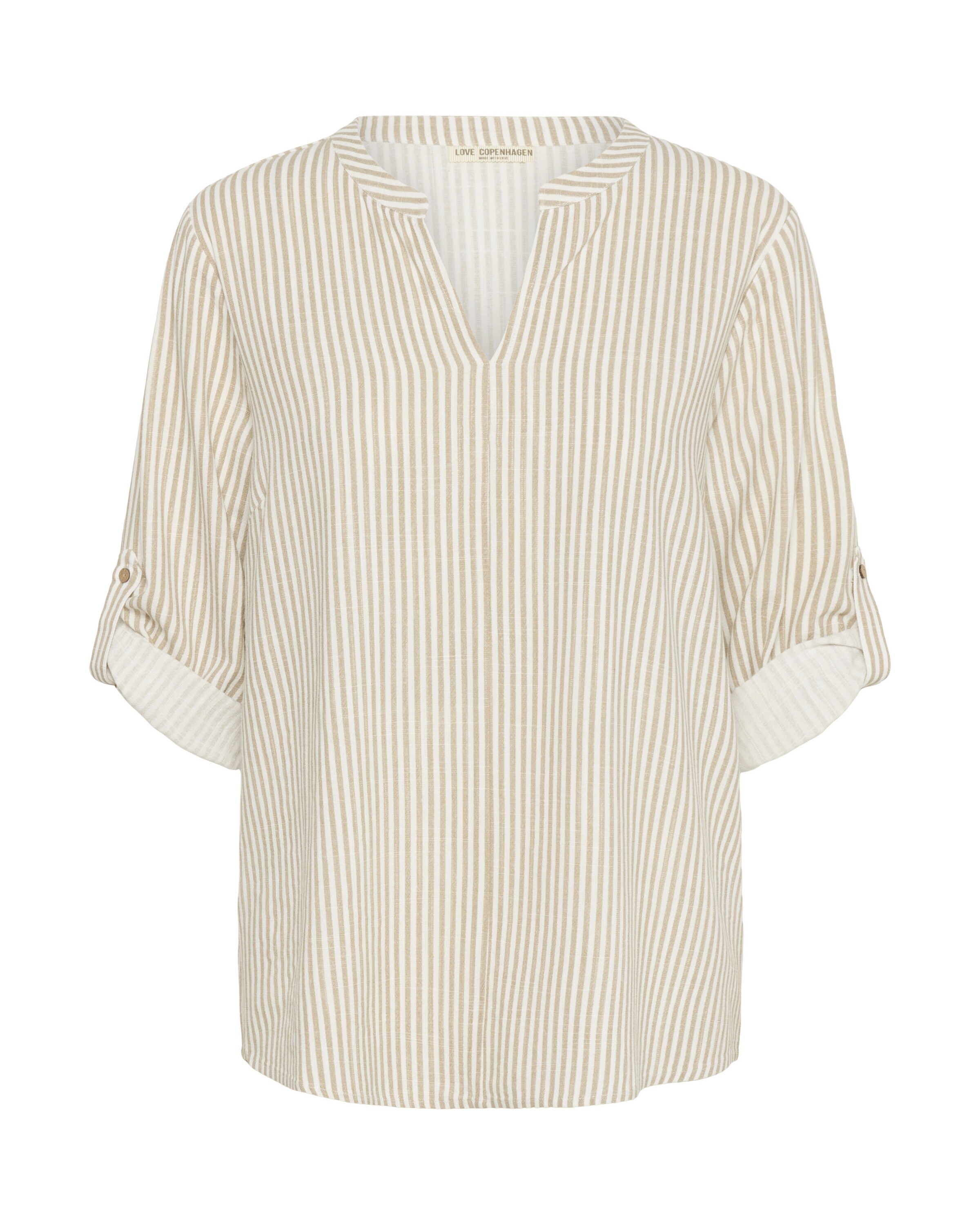 Love Copenhagen Bluse i beige: forside