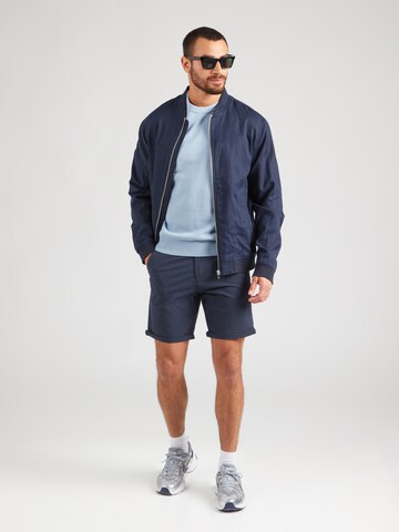 JACK & JONES Normální Chino kalhoty 'JPSTMARCO ERIK' – modrá