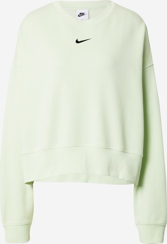 Sweat-shirt Nike Sportswear en vert : devant