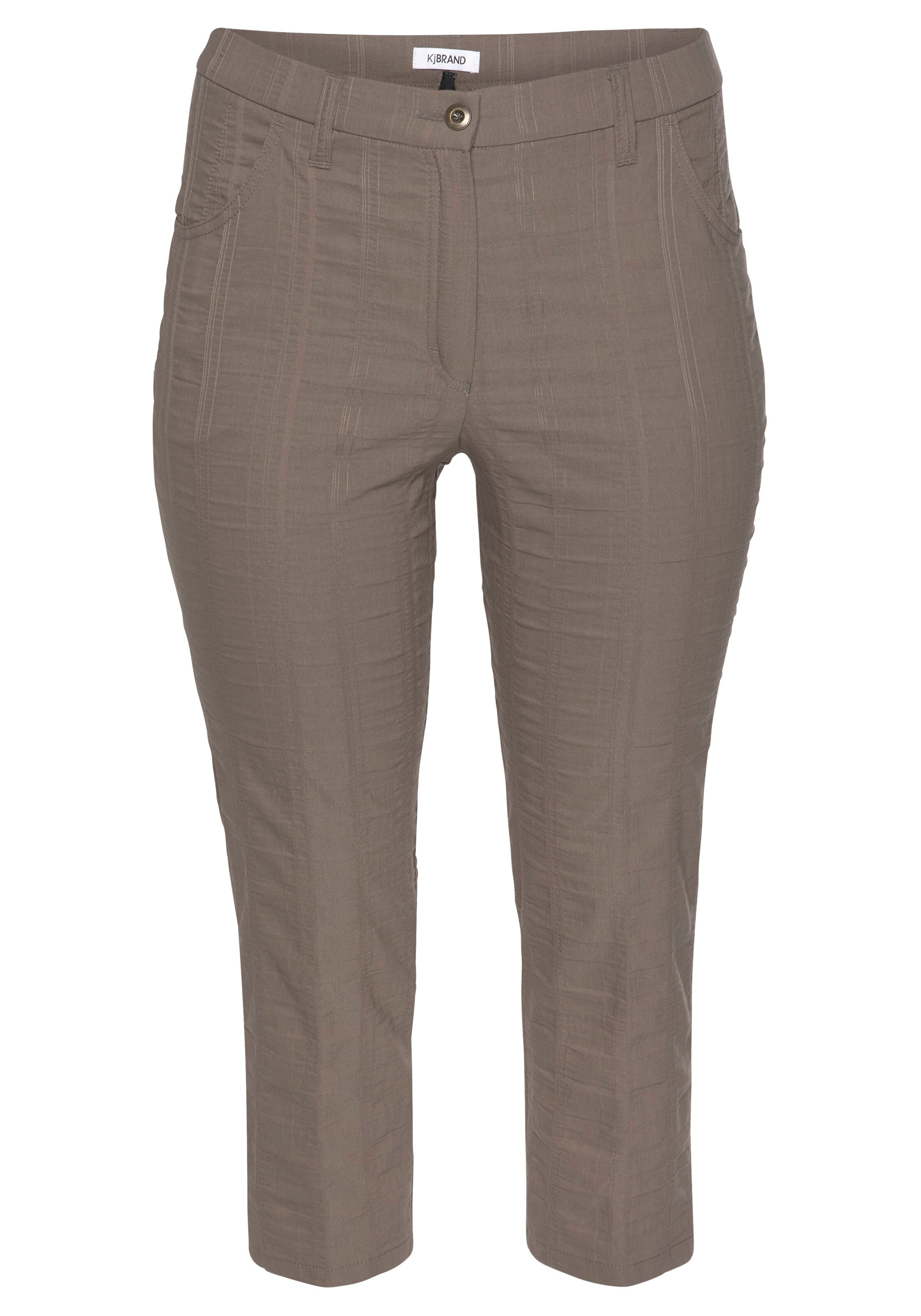 KjBRAND Pants in Brown: front
