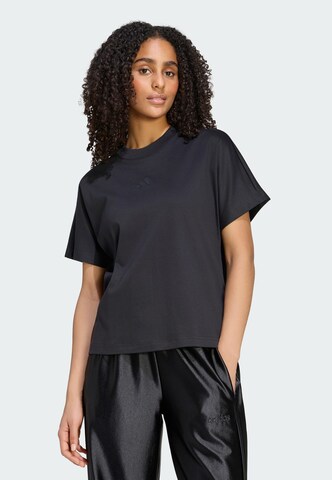 T-shirt fonctionnel 'Soft Lux' ADIDAS SPORTSWEAR en noir : devant