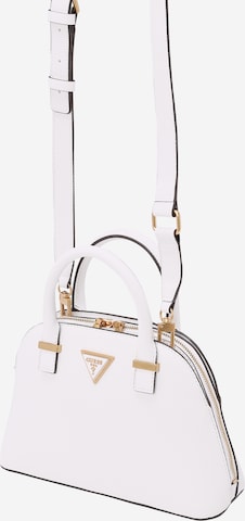 GUESS Handbag 'LOSSIE GIRLFRIEND DOME' in White