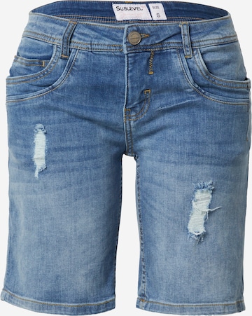 Sublevel Regular Jeans in Blauw: voorkant