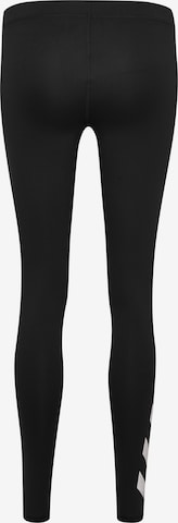 Hummel Skinny Sporthose in Schwarz