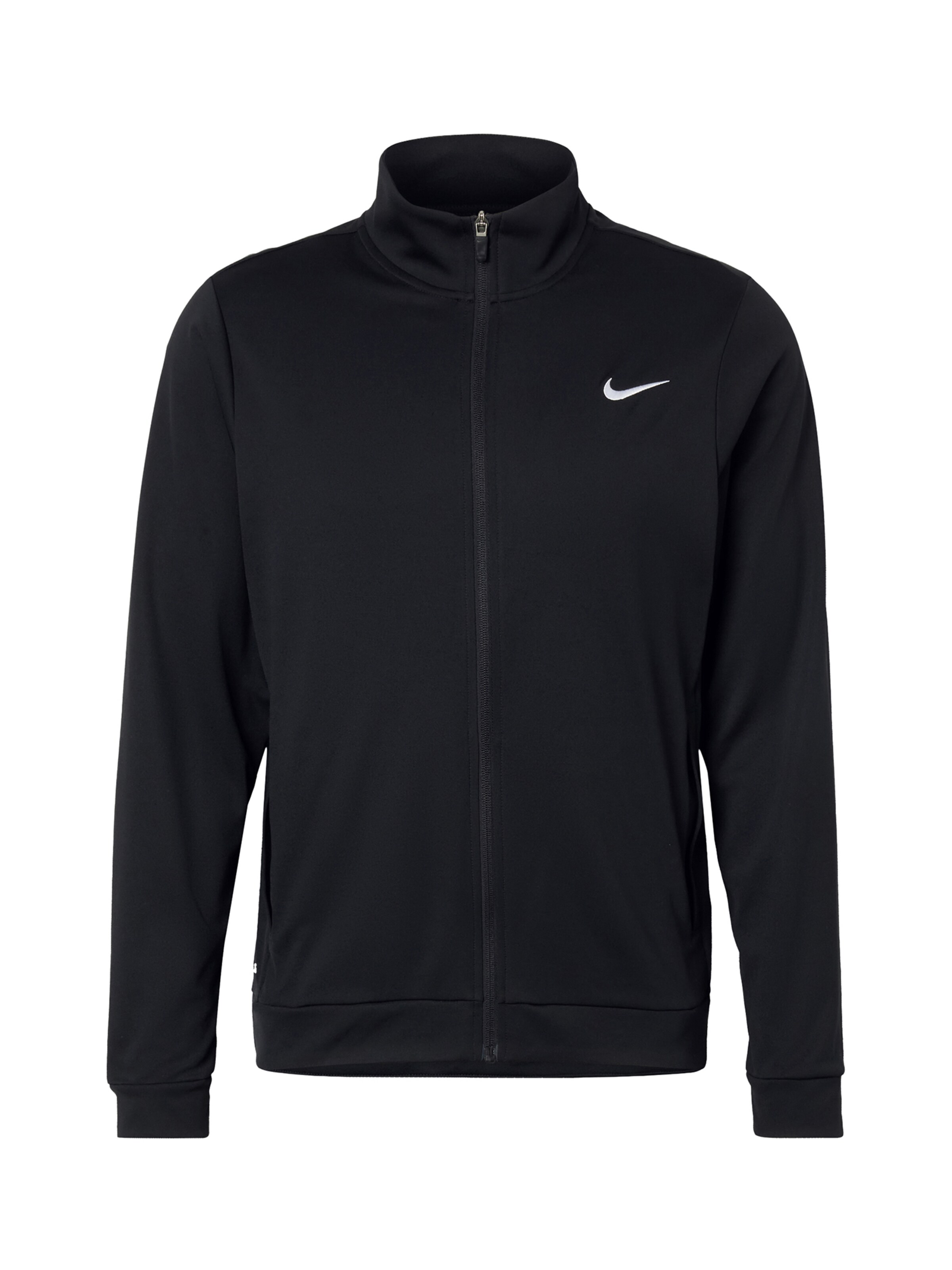NIKE Athletic Zip-Up Hoodie 'FLEX' in S in Black, Item view