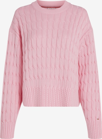 Pullover di TOMMY HILFIGER in rosa: frontale