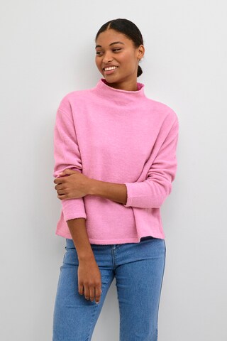 Kaffe Sweater 'Anika' in Pink: front