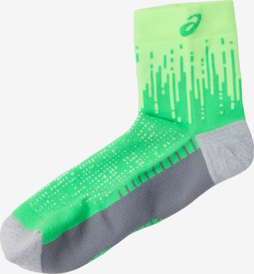 ASICS Urheilusukat 'PERFORMANCE RUN' värissä vihreä: etupuoli
