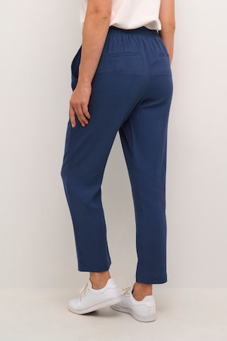 Regular Pantalon à plis 'linda' CULTURE en bleu